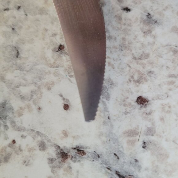 Henckels International 5" Stainless Steel Serrated Utility Knife With Black Hand - Picture 5 of 5